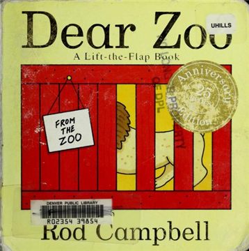 Dear Zoo book cover