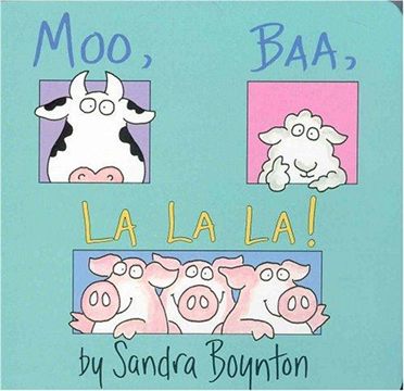 Moo, Baa, La La La! book cover